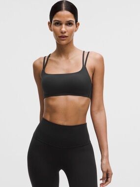 Lululemon Like A Cloud Bra Double Strap Sz 12 Black NWT